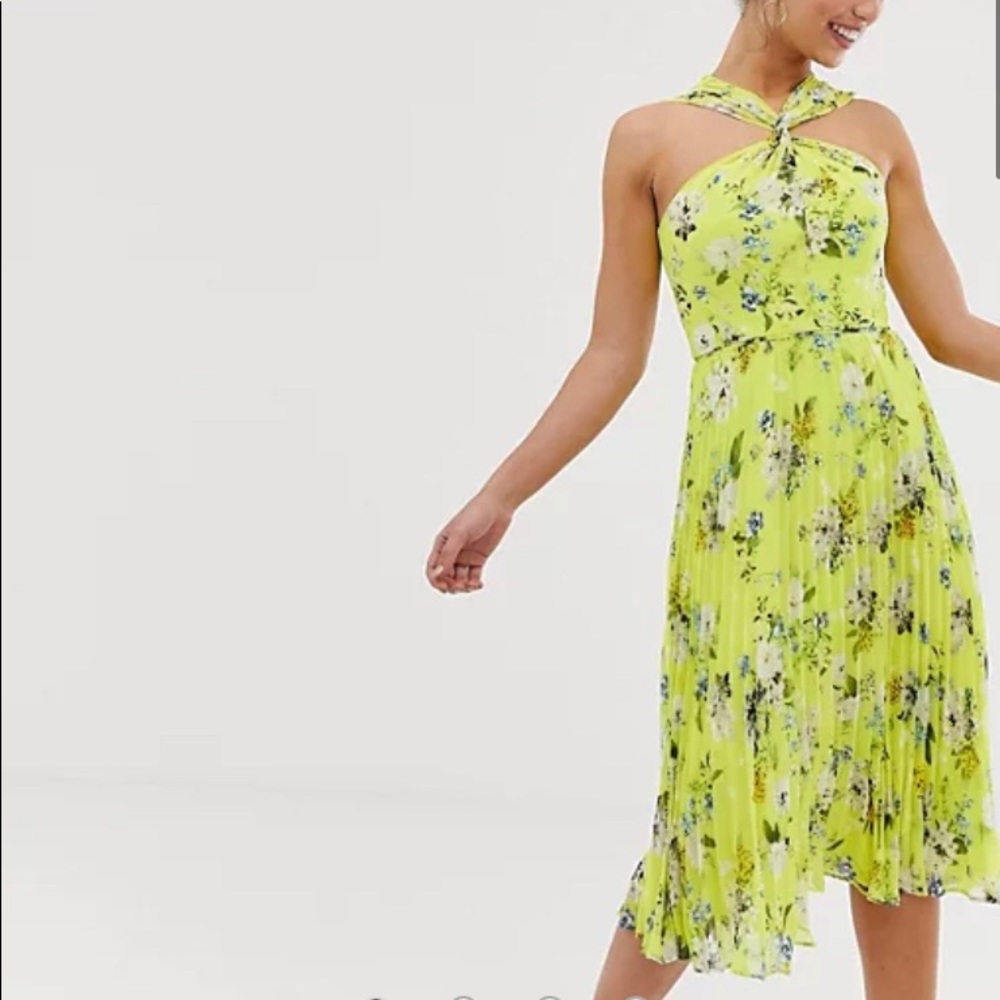 Oasis High Neck Midi Dress Womens Dresses Oasis Green Spot High Neck Midi  Dress Buy Oasis
